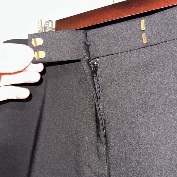 Ruby Rd. 14 Modern Tribe Black Professional Cropped Capri Pants - Picture 5 of 10